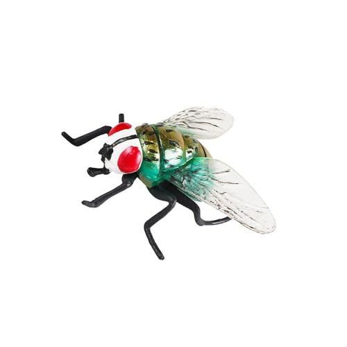 LIXSAZSE Figuras de simulación de Moscas duraderas, Animales en Miniatura para Fiestas cumpleaños Infantiles y Actividades Divertidas, Juego Modelos Figuras Moscas, artículos Recuerdo para