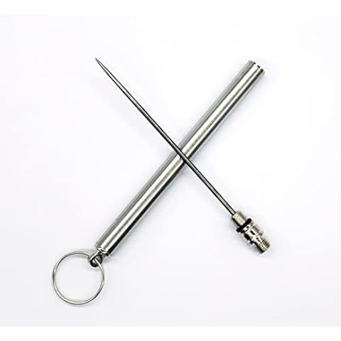 HAWAN Cigar Draw Enhancer Silver Cigar Tool of Punch Cover