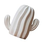 Figura de cactus esculpida: su forma creativa aporta un toque artístico al ambiente del hogar. ideal para decorar cualquier espacio, como el dormitorio, la sala de estar, el comedor o cualquier habitación