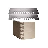 8703 Through Dovetail Template Set for MLCS Dovetail Jig with 1/2 Inch Shank Bits