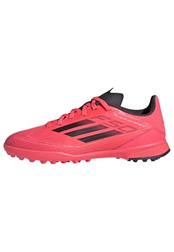 Adidas Tenis de fútbol F50 League Turf infantiles con suela de alta tracción y control