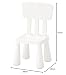 IKEA MAMMUT - Silla Blanca