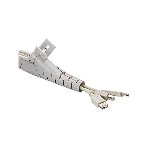 Goobay 51922 Fermacavi a Canalina Tipo Spirale