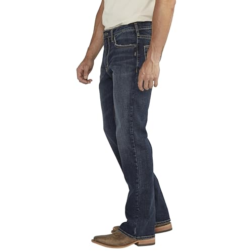 Image of Silver Jeans Co. Mens Jace Slim Fit Bootcut Jeans