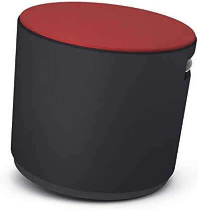 Steelcase Turnstone Buoy, Scarlet Fabric, Black