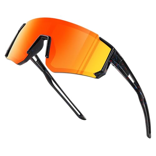 Image of Fanshen Kids Baseball Sunglasses for Boys Girls Ages 3-12, Sports Polarized Youth Baseball Softball Sunglasses UV Protection