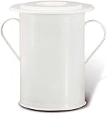 mille idee Vasone Comodo con Coperchio per Anziani – WC Portatile in Plastica Resistente – Anti Odore – Uso Notturno – 28x32 cm – Made in Italy