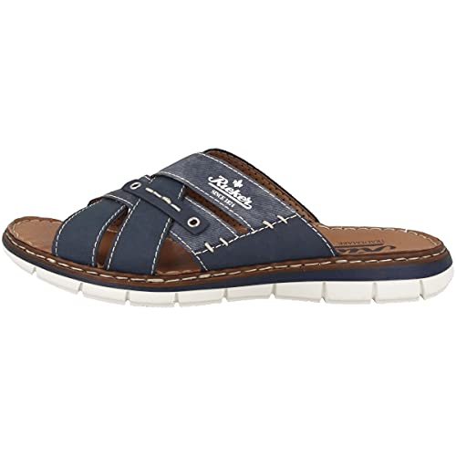 Preisvergleich Produktbild Rieker Herren 25199 Pantoletten, Blau (denim / jeans / 14), 45 EU