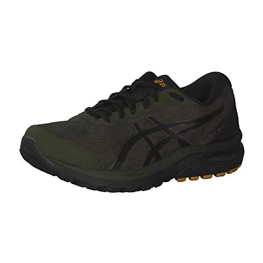 ASICS Gel-cumulus 22 G-tx löparsko för män, Smoggrön svart - 40.5 EU
