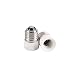 Produktbild Mextronic Lampsensockel-Adapter: Keramik-Konverter E27 auf E14 für LED-Leuchtmittel, Halogenlampen, CFL Leuchtmittel (2 Stück)