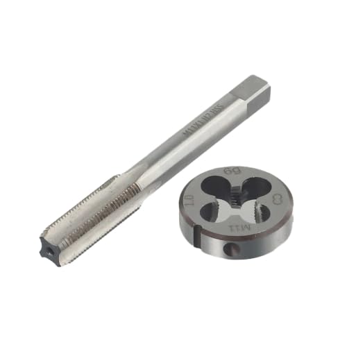 Kit de herramientas M11 x 1mm troquelar hilo plateado métrico resistente 2