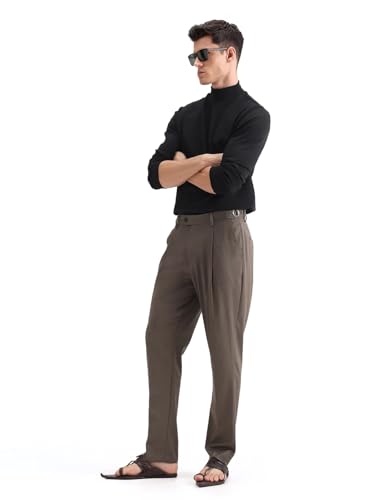 Image of Rare Rabbit Relaxed fit Plain Trouser