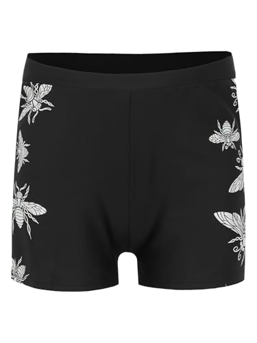 Kids Girls Swimming Bottom UPF50+ Boy Shorts Underwear Briefs Insects Printed Boxer Briefs Trunks
