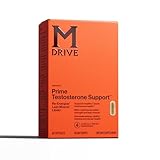 Mdrive Prime Testosterone Support with DHEA, KSM-66 Ashwagandha and LJ100 Tongkat Ali, 60 Capsules