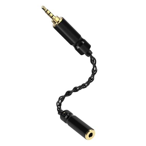 Linkidea 2.5mm oX IX  3.5mm oX X ϊP[u Hi-Fi OCCP I[fBI A_v^[ P[u Av DAC wbhzΉ (15.5cm / 6.1C`)