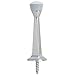 Designers Impressions Satin Nickel Heavy Duty Solid Rigid Door Stop w/ Rubber Tip : 2229 - 10 Pack