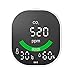 Misuratore di CO2 Portatile,Da 400 a 5000 PPM Rilevatore di CO2 Anidride Carbonica,Monitor CO2 da Interno con Termometro,Igrometro e Indicatore Luminoso a 3 Colori,Per Casa, Ufficio, Scuola