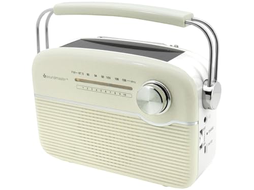 Radio sans fil FM au jardin avec le panneau solaire soundmaster TR480BE