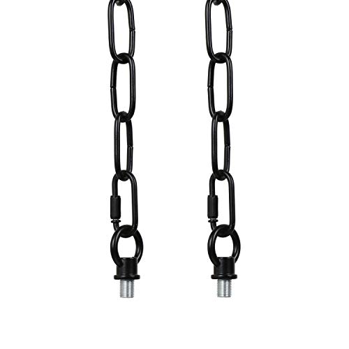 Eumyviv 19Ft Heavy Duty Chain For Light Fixture, Pendant Light Extra Chain Permits Installation Of Chain-Hung Fixtures On High Ceilings With Max Fixture Weight Of 65 Pounds, Black(L0580) #TOP2