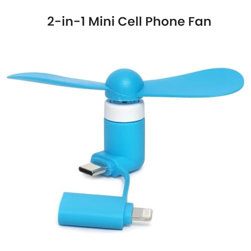 Mini ventilateur de téléphone compatible iPhone Android et tablette - 3