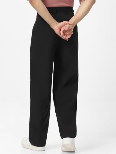 Image of Urbano Fashion Men's Loose Baggy Fit Solid Korean Pants Stretchable