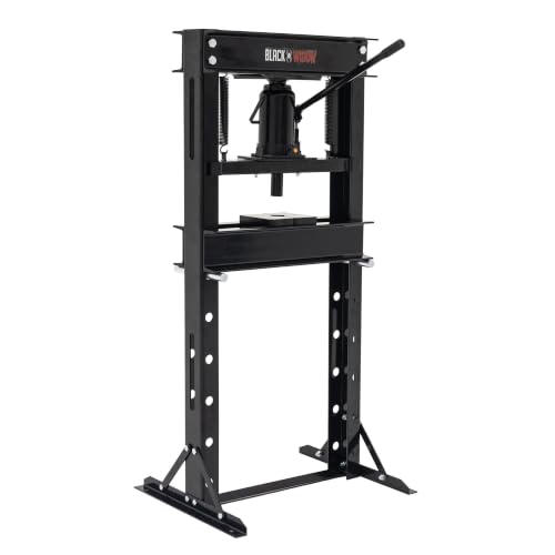 20 Ton Shop Press, Hydraulic, Black Widow