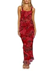 3# Floral Print Red