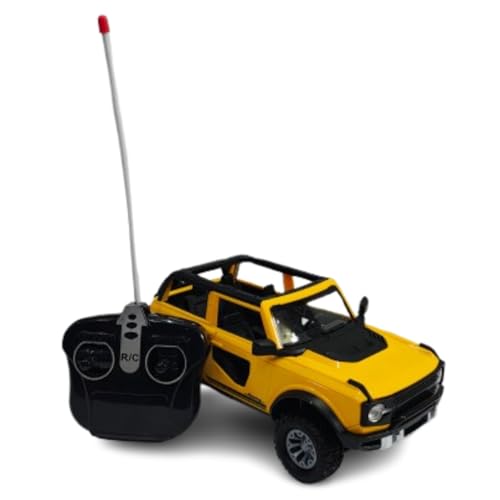 Image of Remote Jep Bronco | Bronco Trucks Remote Control Toy | for Bronco jep Lovers & Kids Collection | (YellowRed). (Yellow)