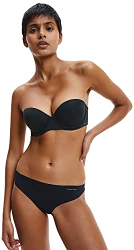 Calvin Klein Women's Strapless Push-Up Bra, Black, 12 C