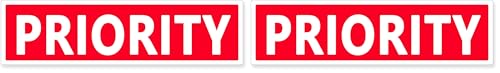 Priority Shipping Labels 4x1 Inches Self Adhesive Mailing Sticker for Shipping Packing,500 Pcs Per Roll (Pack of 2)