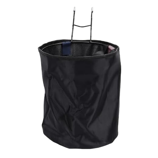 TIKATARER Removable Knee Scooter Basket, Metal Basket Accessory with Handle, Arrow Storage Case Cloth Electric Scooter Front, Fits Most Walker