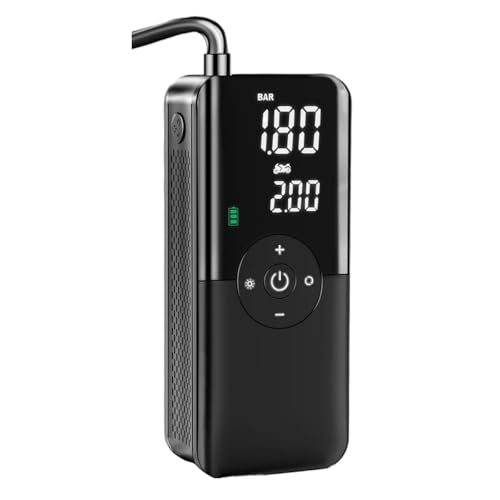 Pompe électrique portable pour moto gonfleur de pneu 12V