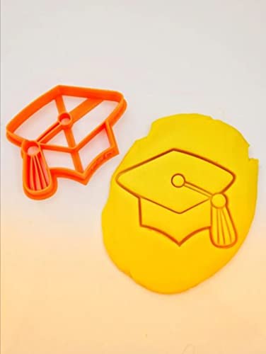 T3D Cookie Cutters Graduation Cap Cookie Cutter, Suitable For Cakes Biscuit And Fondant Cookie Mold For Homemade Treats 3.41'' X 2.91'' X 0.55'' #TOP7