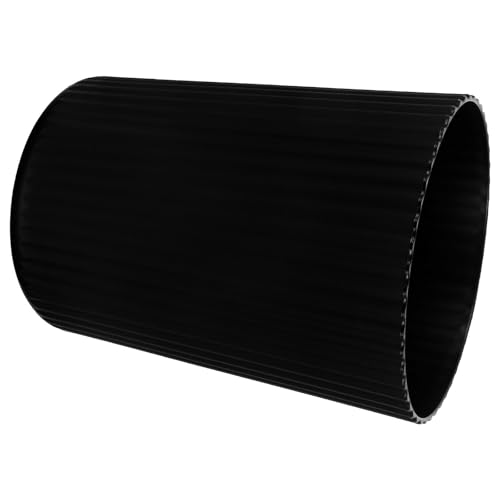 Basurero de plástico 5 galones negro mediano para baño y cocina
