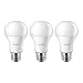 Philips LED Non-Dimmable A19 Frosted Light Bulb: 1500-Lumen, 2700-Kelvin, 14.5-Watt (100-Watt Equivalent), E26 Medium Screw Base, Soft White, 3-Pack