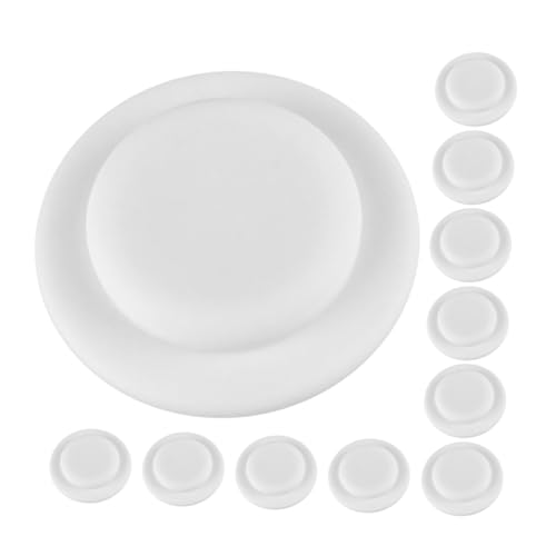 QUMIIRITY 15個 シリコンボトルキャ ガスケット トラベルボトルキャ ガラス製哺乳瓶用 交換用蓋 漏れ防止シールプラグ 旅行や牛乳瓶の保管用 ホワイト