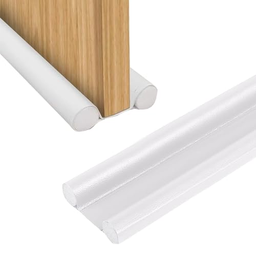 Funalix Burlete Bajo Puerta, Burlete Puerta Doble con Sellado Hermético para Aislamiento Acústico y Térmico, Bloqueo de Viento, Polvo y Luz