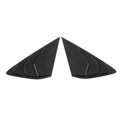 Accessories Compatible for Honda Accord Sedan 2023 2024 Rear Window Louver Shutter Side Vent Cover Trim Sticker Carbon Fiber Car Styling