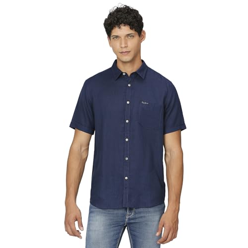 Image of Pepe Jeans Men's Cotton Regular Fit Shirt