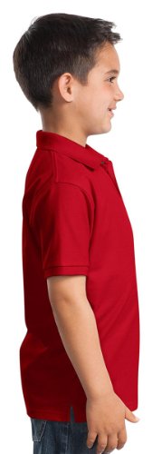 Polo Touch Juvenil Port Authority Y500 Verde Escuro, Dark Green, S