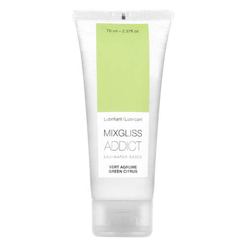 Lubrifiant Mixgliss Eau - Addict - Parfum Délicat et Enivrant - Vert Agrume - 70 ML Cover