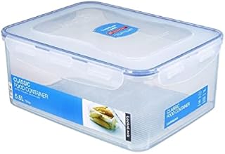 Lock & Lock HPL836 Rectangular Storage Container - Clear/Blue, 5.5 L