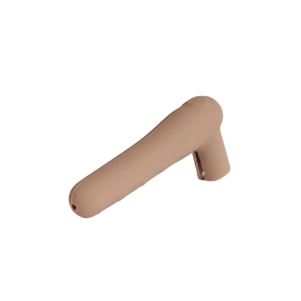 TIANSHENGQI Portable Silicone Door Handle Cover Anti-Slip Anti Collision Knob Silent Anti-Static Doorknob Sleeve for Home(Khaki)