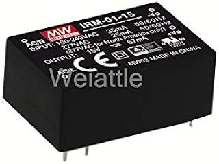 Utini Mean Well Original IRM-01-12S 12V 83mA meanwell IRM-01 12V 1W SMD Style - (Brand: New)