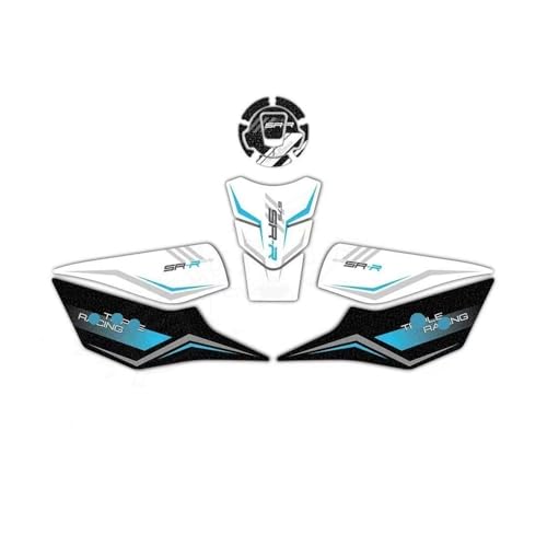 Protection réservoir autocollant carburant moto givré 675SR-R 2025