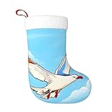 Largement utilisé : les chaussettes décoratives de Noël en forme de mouettes volantes peuvent vous aider à organiser les cadeaux de vacances pour votre famille, et peuvent également être facilement décorées dans la salle à manger, la cheminée, l'escalier, le sapin de Noël ou dans chaque coin de votre maison.