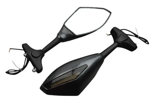 Rétroviseurs moto universels grand miroir 14x8.5cm anti vibration