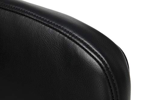 Ofm Office Chair, Mid Back Leather Task Chair, In Black (730-L-Blk) #TOP7