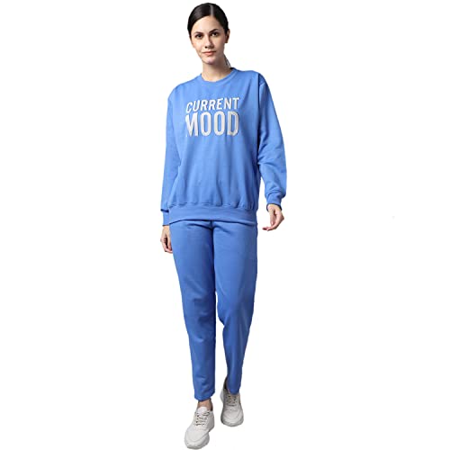 Image of Mack Jonney Fleece Printed Tracksuit for Women-SW 44 LOWER 002-P-V-140