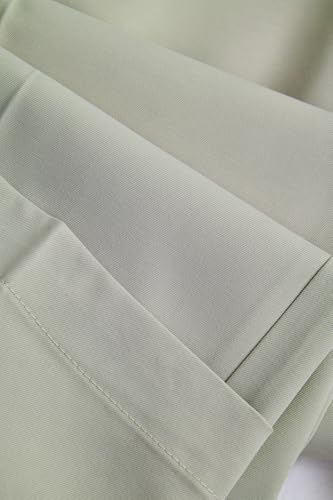 Image of SNITCH Men Trousers Formal Wear | Relaxed Fit Straight Leg Pleated Front & Turned-up Hem Design | Polyester Blend Medium-Stretch Fabric for Office Meetings & Daily Professional Use